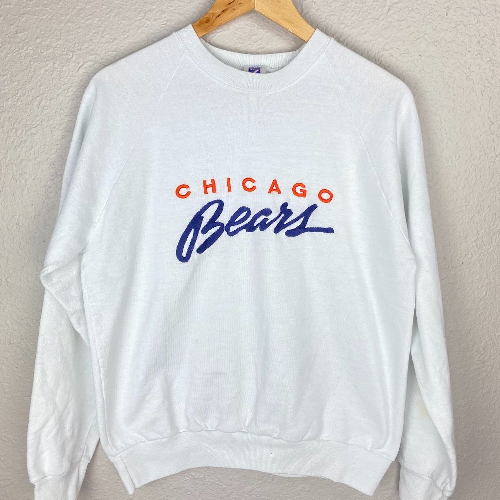 Vintage Chicago Bears Logo 7 Embroidered Crewneck